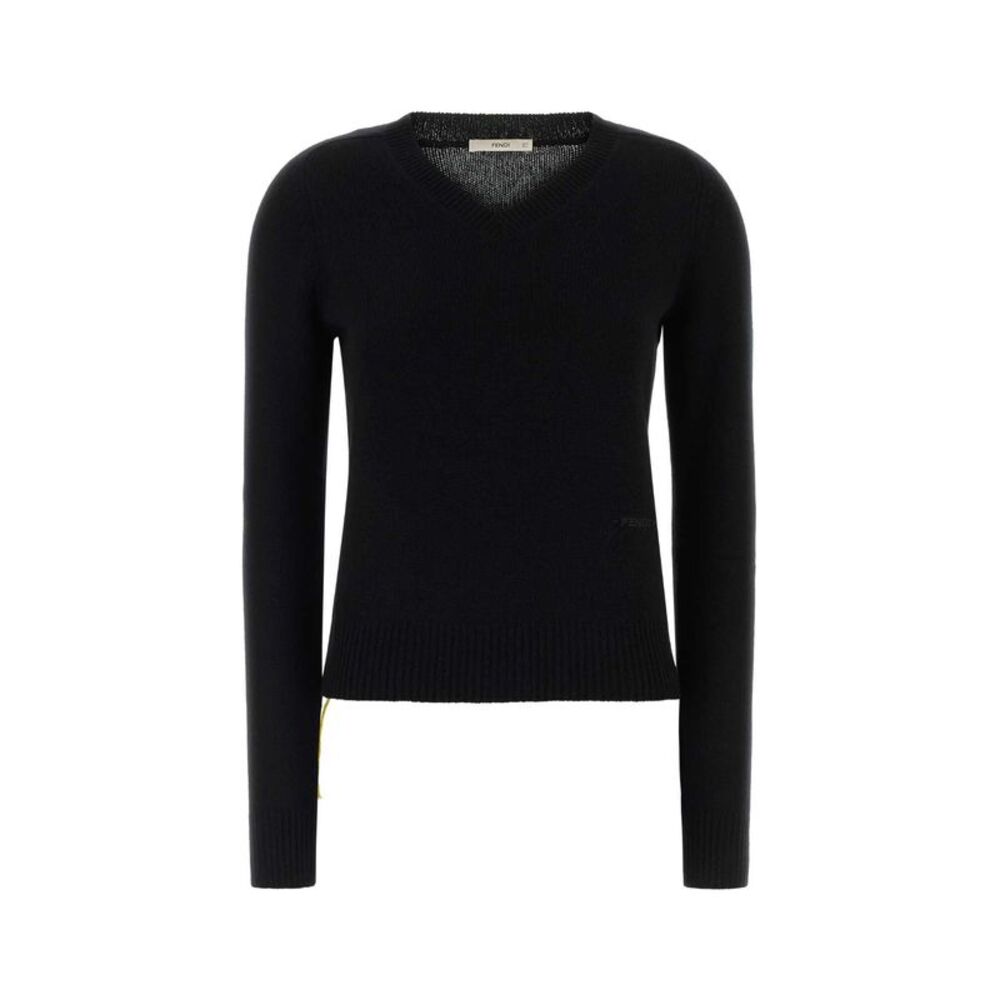 Fendi Women Black Cashmere Sweater